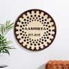 Personalized Gold Wooden Floral Nameplate Online