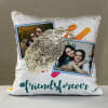 Gift Personalized Golden Sequin Cushion for Friend