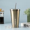 Personalized Golden Stainless Steel Tumbler Online