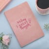Buy Personalized Golder Tumbler and Vegan Leather Diary