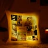 Gift Personalized Good Vibes LED Couples Cushion
