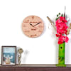 Gift Personalized Good Vibes Only Wooden Wall Clock