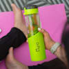 Gift Personalized Green Infuser Glass Bottle