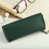 Buy Personalized Green Leather Sunglasses Case