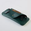 Shop Personalized Green Sunglass Case And Keychain Combo - Green