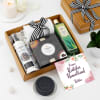 Personalized Greeting Card And Radiant Skincare Rakhi Hamper Online