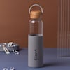Personalized Grey Silicone Sleeve Glass Bottle Online