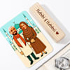 Gift Personalized Habibi And Habibti Couple Caricature