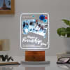 Buy Personalized Happy Friendship Day LED Lamp - Brown Base