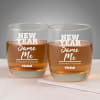 Personalized Happy New Year Whiskey Glass Set Online