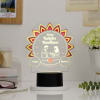 Gift Personalized Happy Raksha Bandhan Black Base LED Lamp