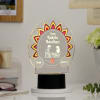 Buy Personalized Happy Raksha Bandhan Black Base LED Lamp