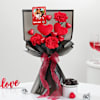 Personalized Happy Valentine's Day Fridge Magnet Bouquet Online