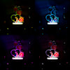 Buy Personalized Heart And Roses LED Lamp Black Base