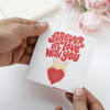Buy Personalized Heart-Shaped Card