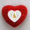 Gift Personalized Heart Shaped Cushion for Christmas
