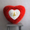 Personalized Heart Shaped Cushion for Christmas Online