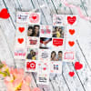 Gift Personalized Heart Shaped Handmade Card