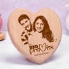 Gift Personalized Heart-shaped Wooden Photo Frame