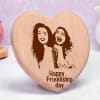 Gift Personalized Heart-shaped Wooden Plaque for Friend