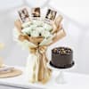 Personalized Heartfelt Blooms And Sweet Treat For Dad Online