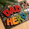 Gift Personalized Hero Dad Polaroids String Art Frame