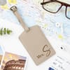 Shop Personalized Husband And Wife Genuine Leather Passport And Luggage Tag Combo - Set Of 2