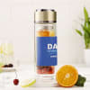 Gift Personalized Hydration Hero For Dad - Glass Bottle With Infuser