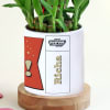 Buy Personalized I Am Groot Planter With Bamboo Plant