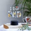 Gift Personalized I Love Dad LED Lamp