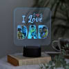 Personalized I Love Dad LED Lamp Online