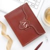 Gift Personalized Journal in Brown Leather Cover