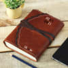 Gift Personalized Journal in Dark Brown