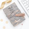 Gift Personalized Journal with Leather Wrap