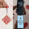 Personalized Keychain with Love Qr Code Online
