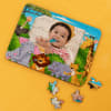 Gift Personalized Kids Jungle Jigsaw with Candy