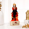 Gift Personalized King Caricature with Wooden Stand