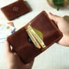 Gift Personalized Leather Card Holder