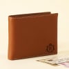 Gift Personalized Leather Wallet For Men - Tan