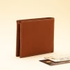 Shop Personalized Leather Wallet For Men - Tan