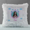 Gift Personalized LED Fur Pillow for Kids