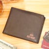 Buy Personalized Light Brown Wallet & Belt Combo