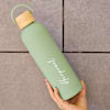 Buy Personalized Light Green Vacuum Insulated Water Bottle