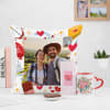 Personalized Love Cushion with Mug Online