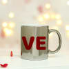 Buy Personalized Love Golden & Silver Metallic Couple Mugs