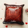 Personalized Love Lifeline Sequin Cushion Online