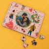 Gift Personalized Love Puzzle with Candy