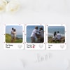 Shop Personalized Love Story Fridge Magnet Trio