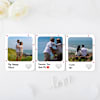 Shop Personalized Love Story Fridge Magnet Trio