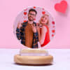 Personalized Love Themed Crystal Photo Stand Online